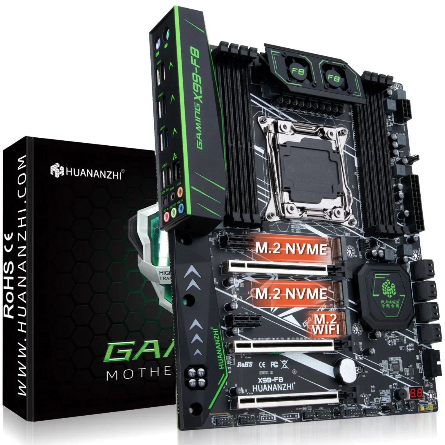 HUANANZHI X99 F8 X99 Motherboa - 64Gb Ddr4 Ecc Reg 3200Mhz recension och pris