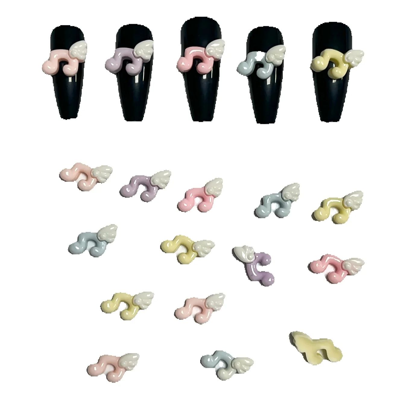40Pcs Random Mixed Y2k Fresh M - Gold 6138 recension och pris